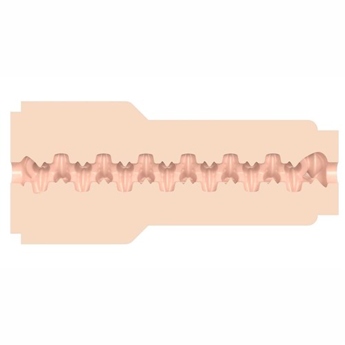 Fleshlight Girls Vanna Bardot Dopamine Signature Vagina cross section of tunnel
