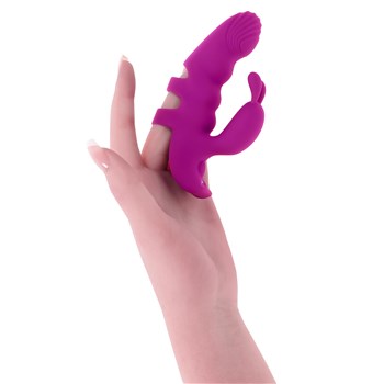 Playboy Pleasure Lend A Hand vibrator on hand 1