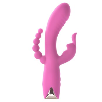 Adam & Eve Hopping Bunny Triple Stimulator - Product Shot