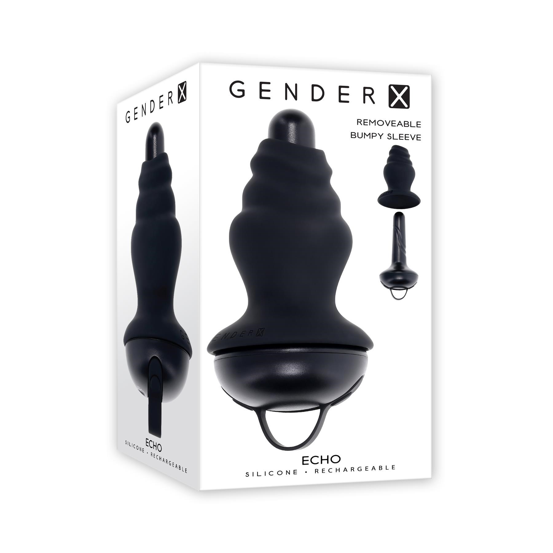 Echo Anal Vibrator With Removeable Sleeve