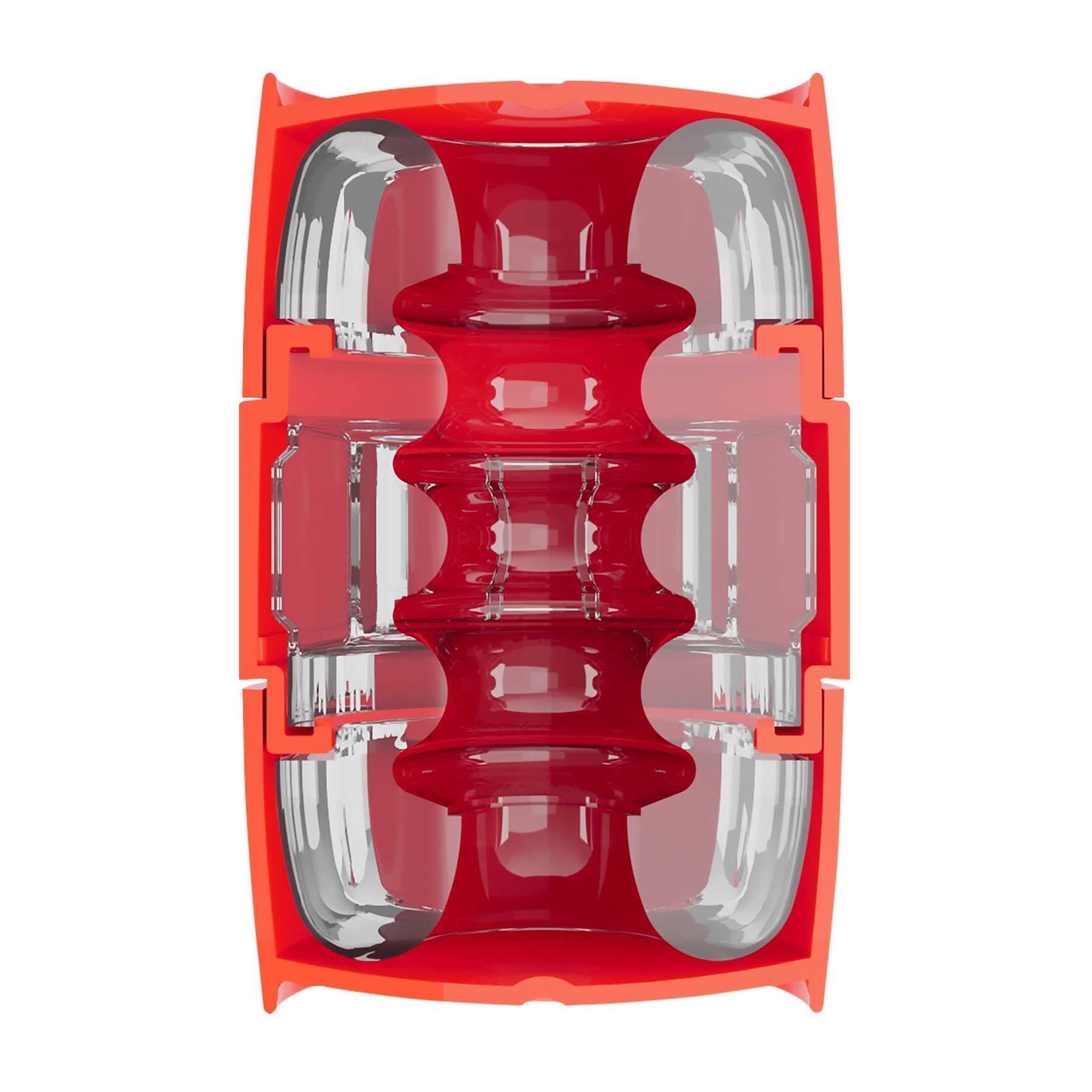 Adam's Quickshot by Fleshlight upright cross section view
