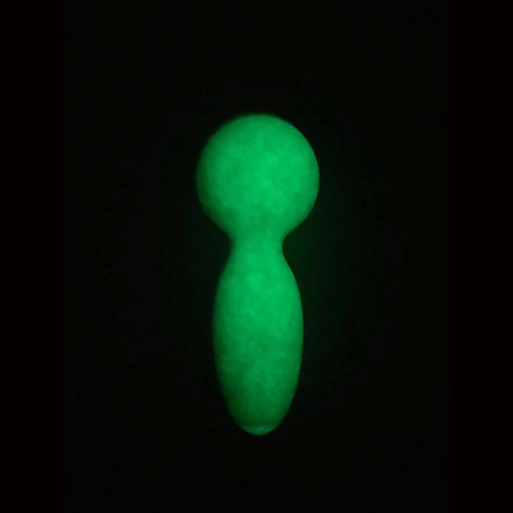 Adam and Eve Glow in the Dark Mini Wand Glowing on Black Background