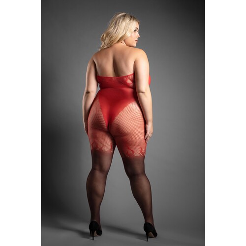 ETERNAL FLAME crotchless ombré bodystocking q/s back