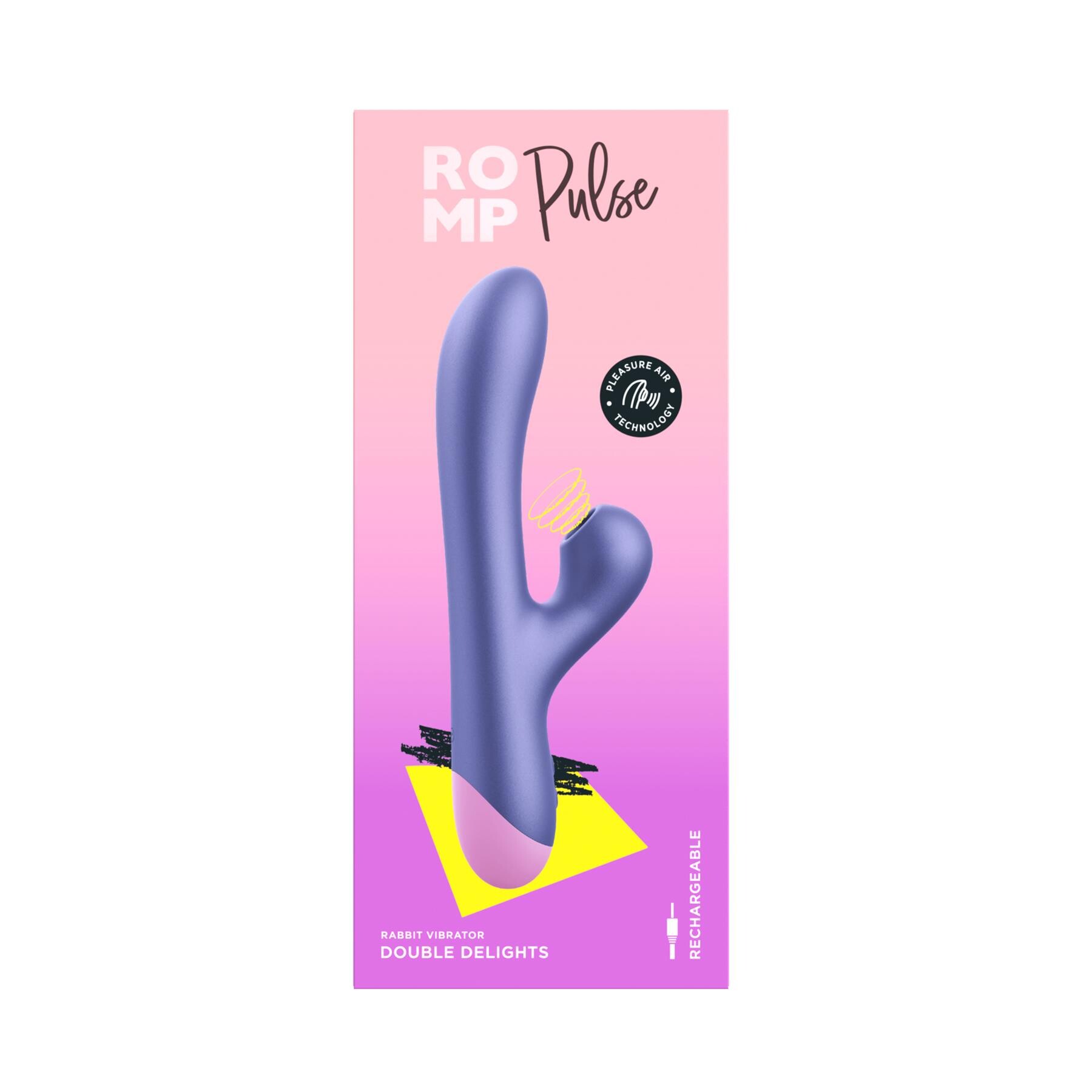 ROMP PULSE PLEASURE AIR RABBIT package only