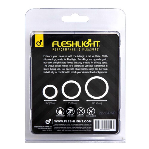 FLESHRINGS C-RING back of package