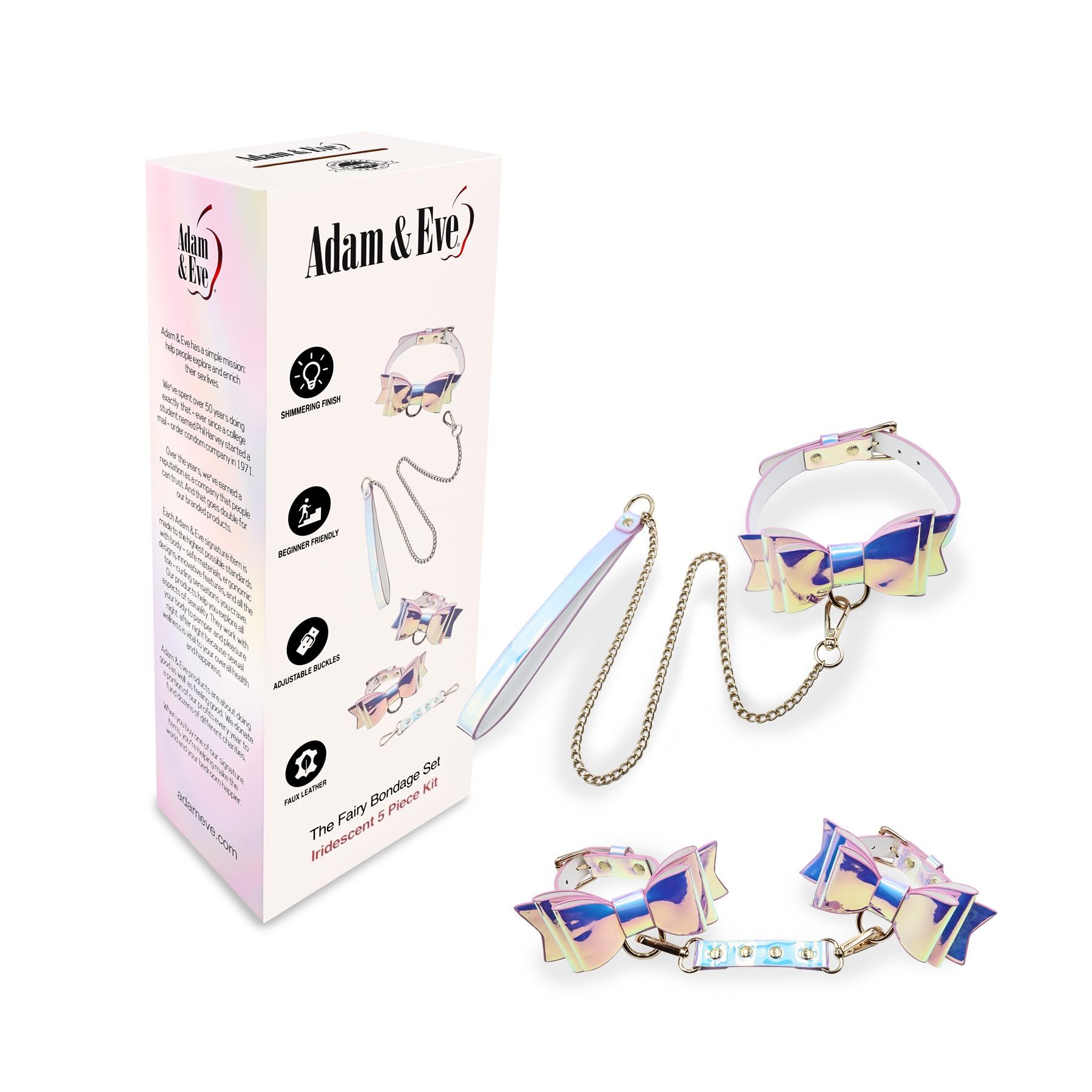 Adam & Eve The Fairy Bondage Set - Packaging and All Components