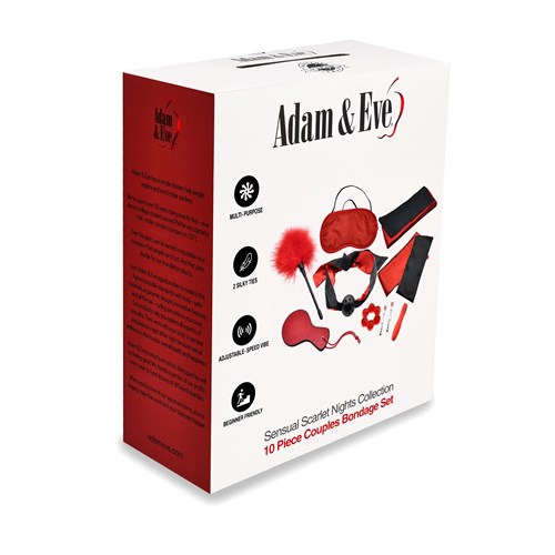 Adam & Eve Sensual Scarlet Nights Bondage Collection - Packaging - Front