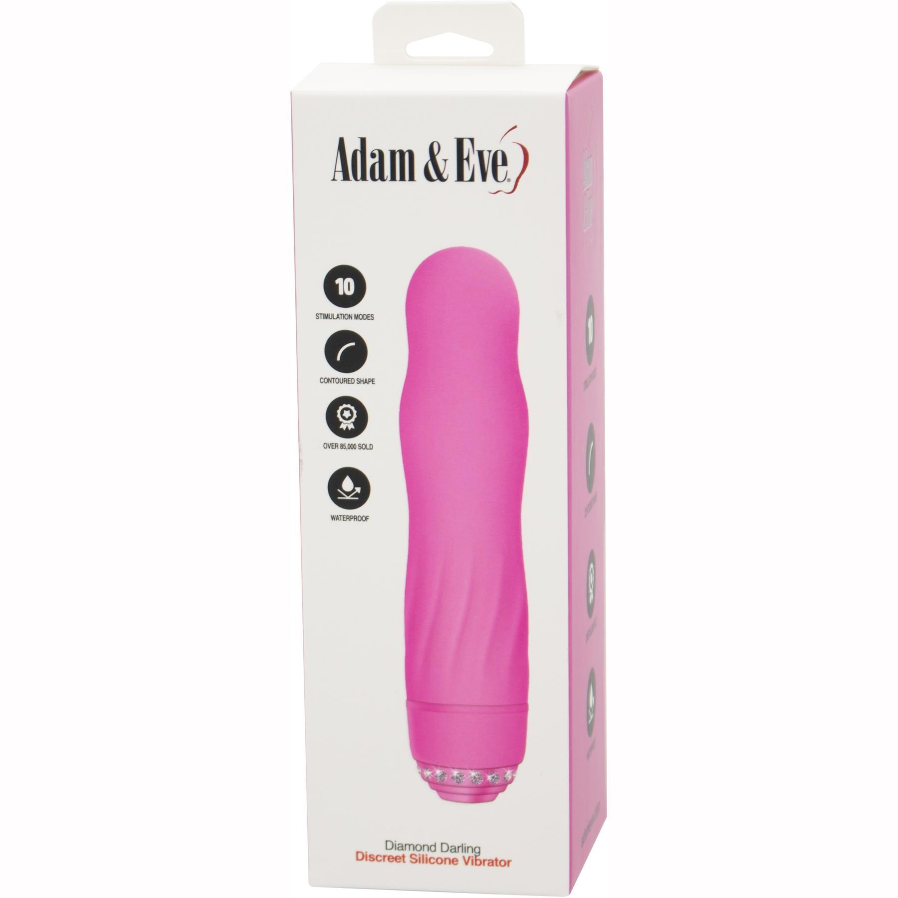 A&E Silicone Diamond Darling Vibrator pink