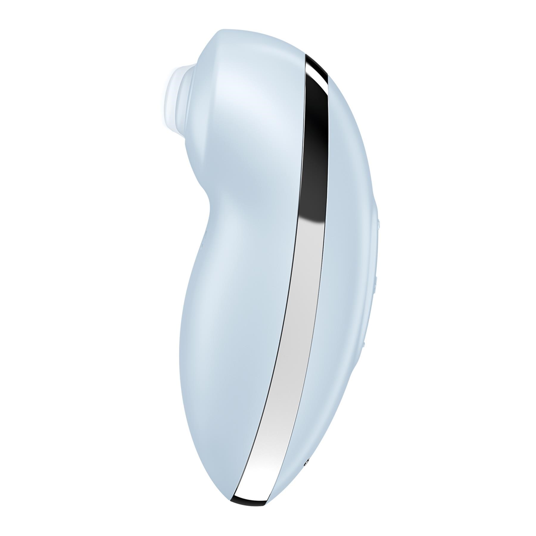 Satisfyer Tap & Climax 2 side vie with tapping