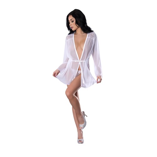 Modern Romance Flowing short Robe o/s front