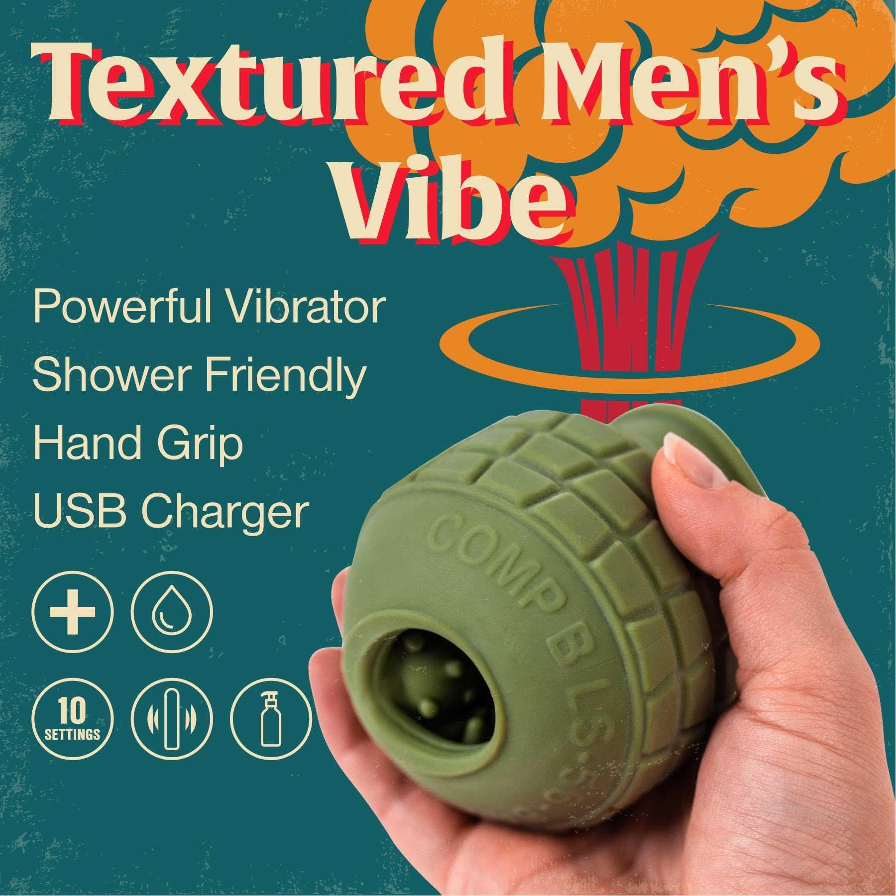 LA BOMBA VIBRATING MASTURBATOR info sheet