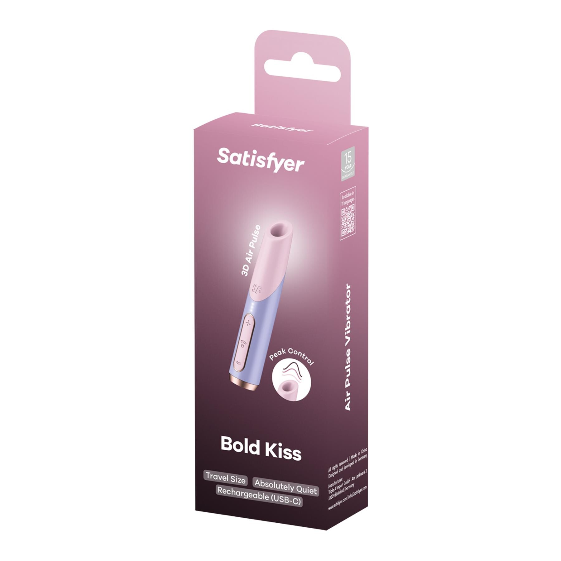 Satisfyer Bold Kiss features