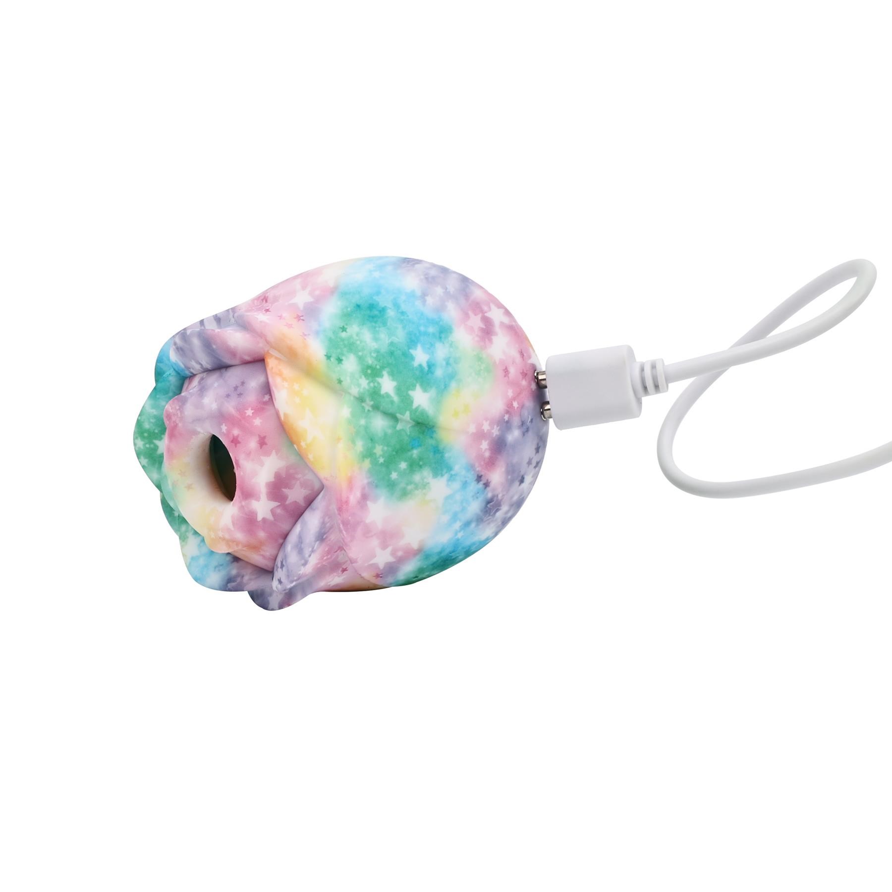 Eve's Ravishing Rose Tapping Clitoral Stimulator charger shot