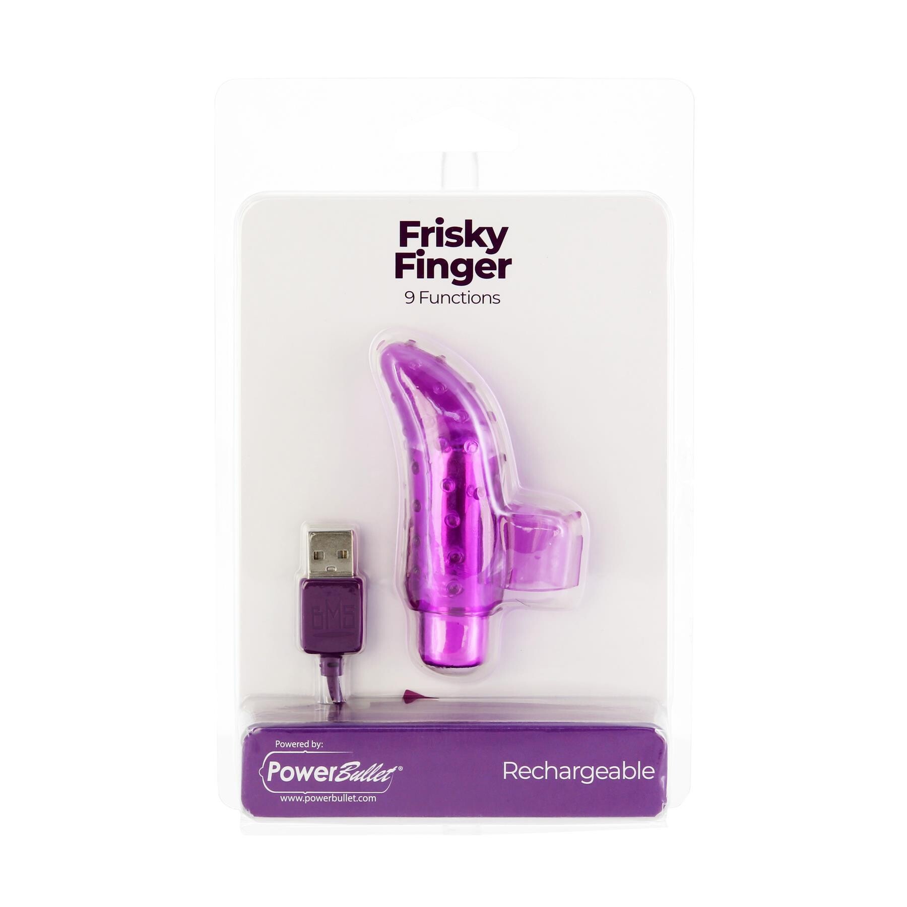 Frisky Finger Waterproof Finger Vibrator front package