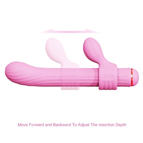 Otouch Magic Stick Interchangeable Vibrator showing how to move
