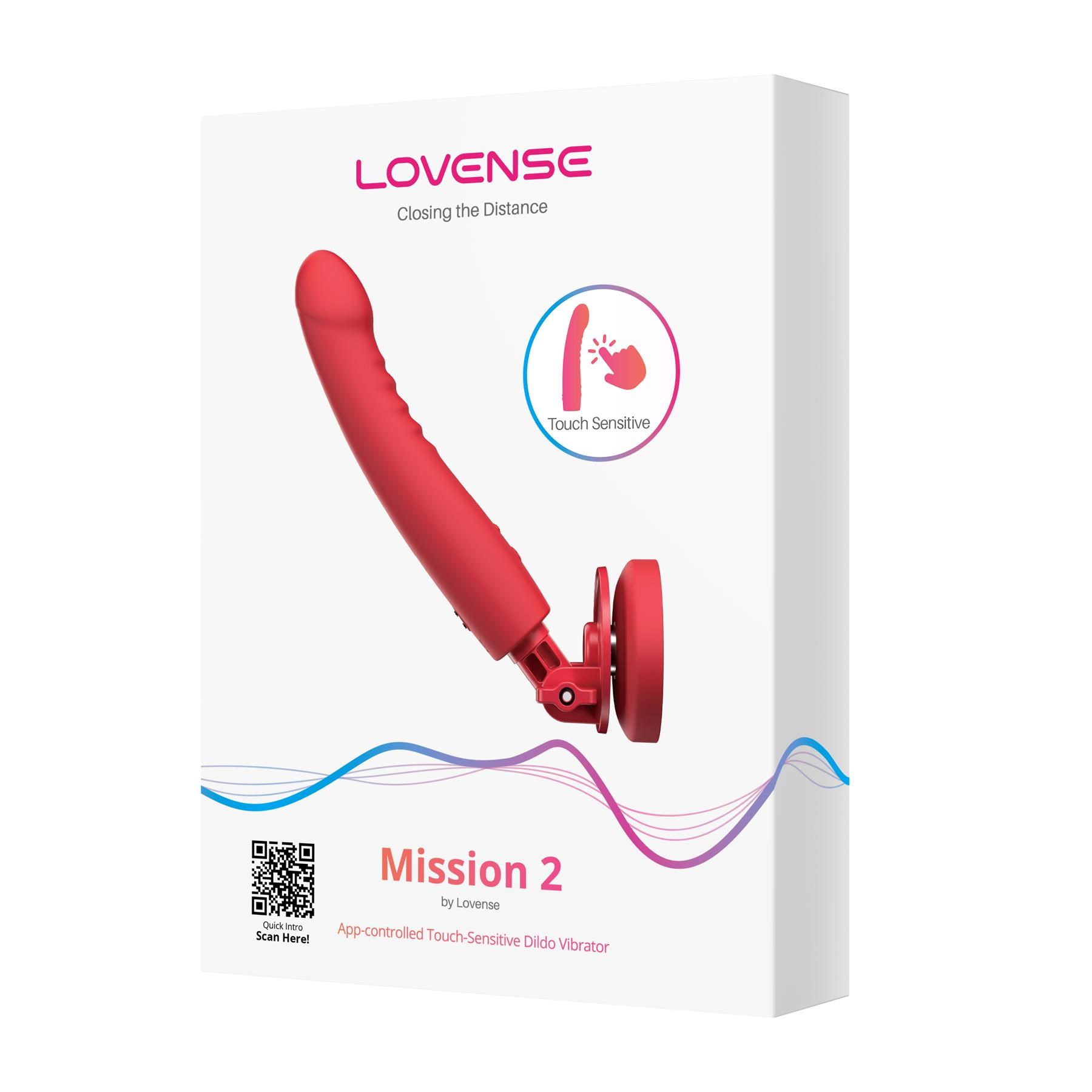 Lovense Mission 2 App Enabled Touch Sensitive Vibrator package