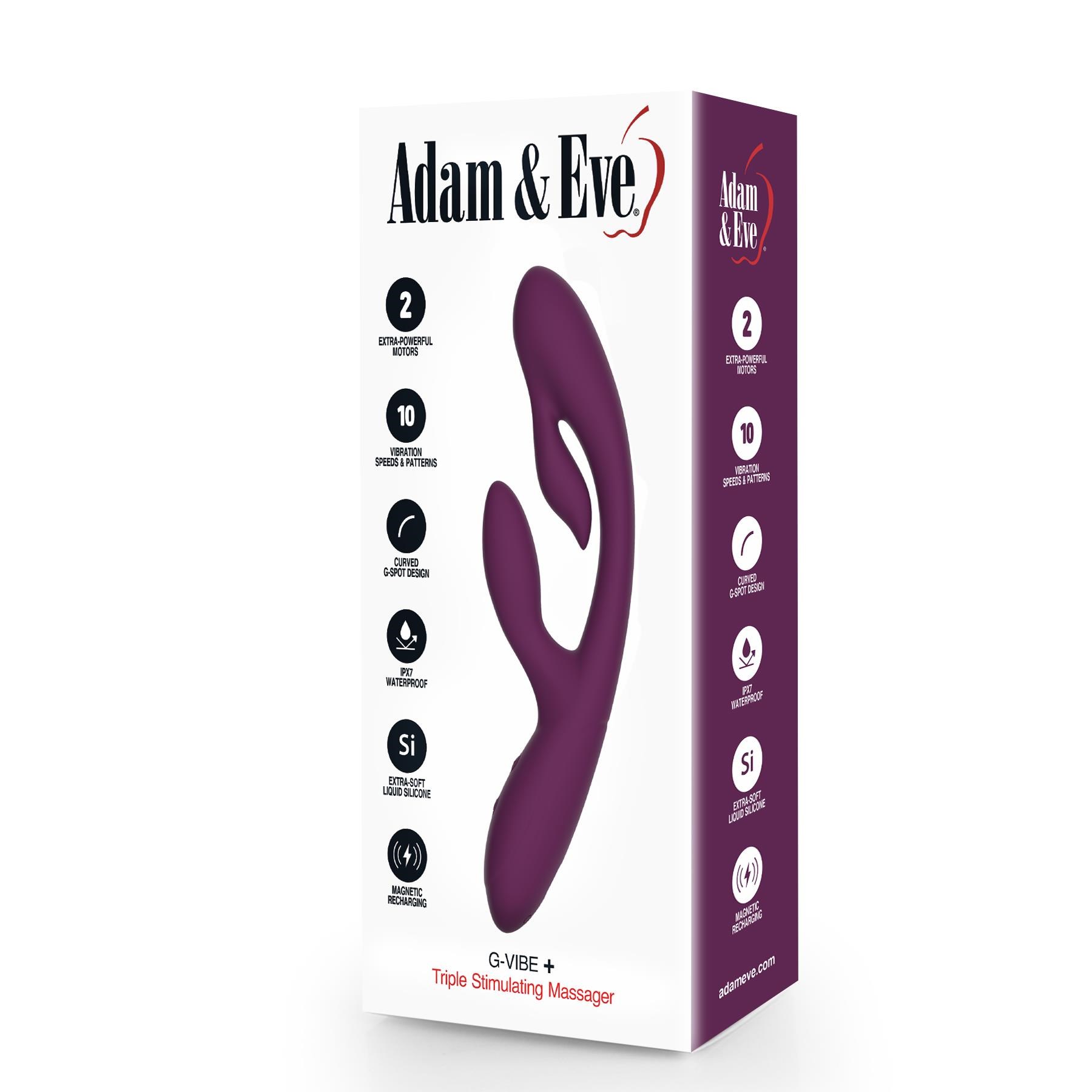 Adam & Eve G-Vibe + Triple Stimulating Massager package