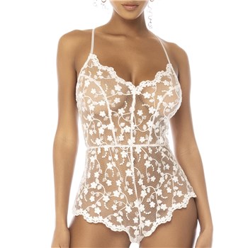 Bridal Romper/Babydoll o/s front cropped