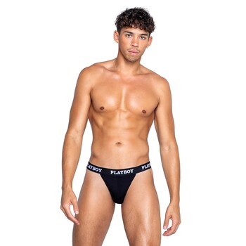 PLAYBOY MENS MODAL GYM THONG front