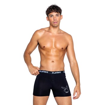 PLAYBOY MENS MODAL CLASSIC BOXER BRIEFS front