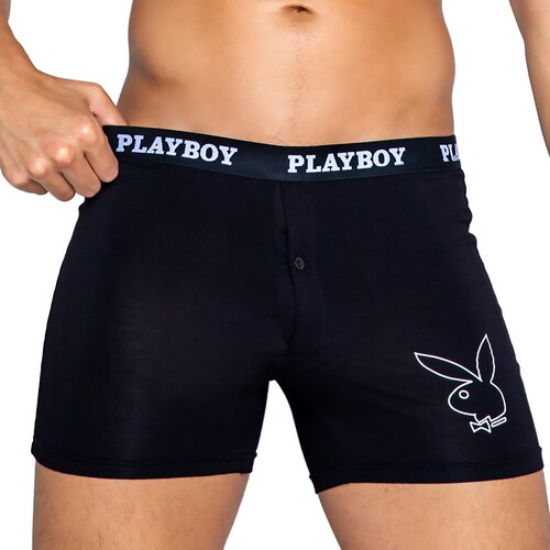 PLAYBOY MENS MODAL CLASSIC BOXER BRIEFS front cropped