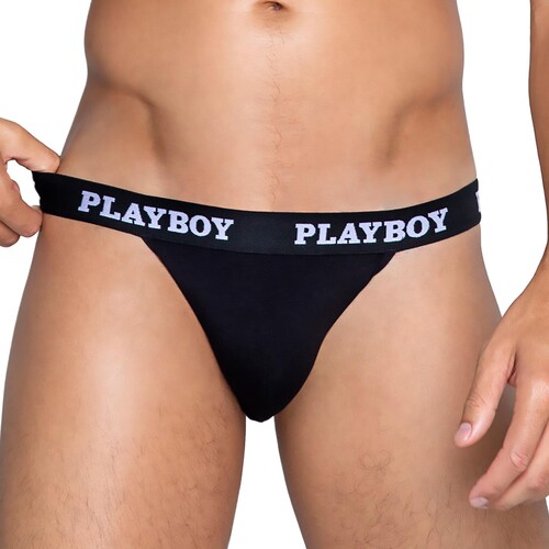 PLAYBOY MENS MODAL GYM JOCKSTRAP front cropped