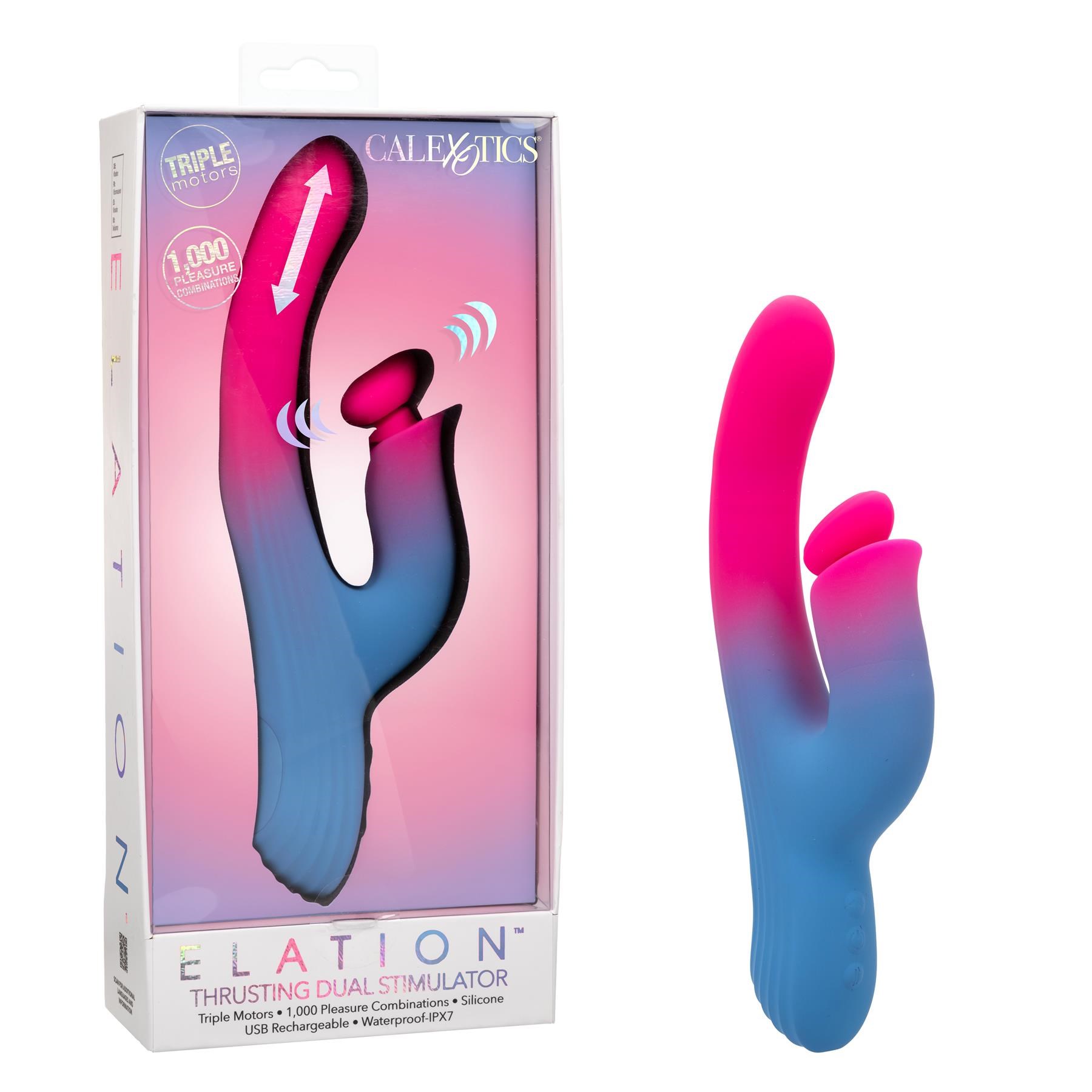 Elation Thrusting Dual Stimulator and package