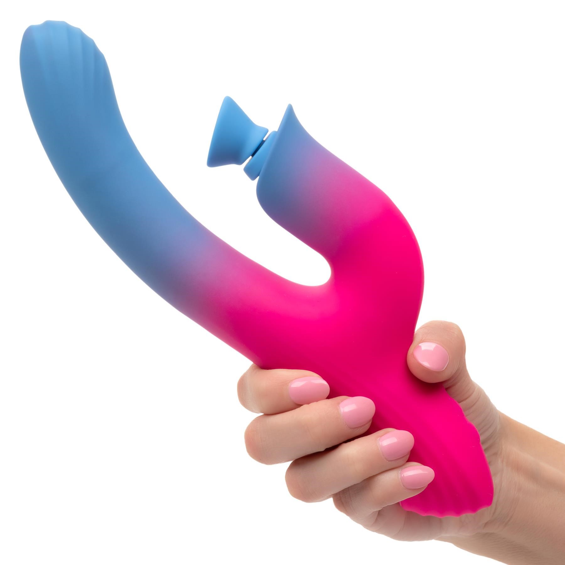 Elation Dual Stimulator With Suction in hand