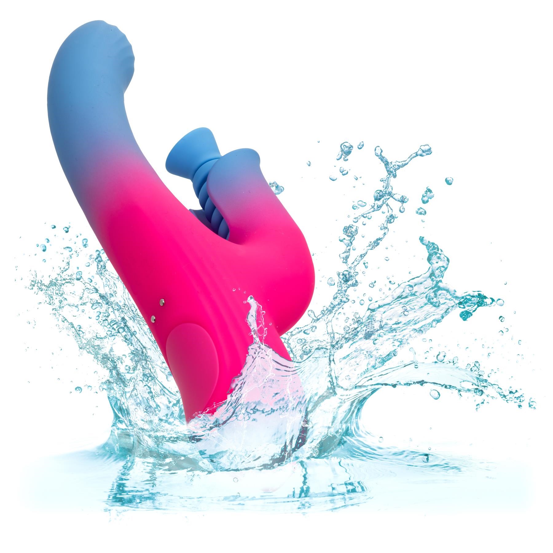 Elation Dual Stimulator With Suction in water
