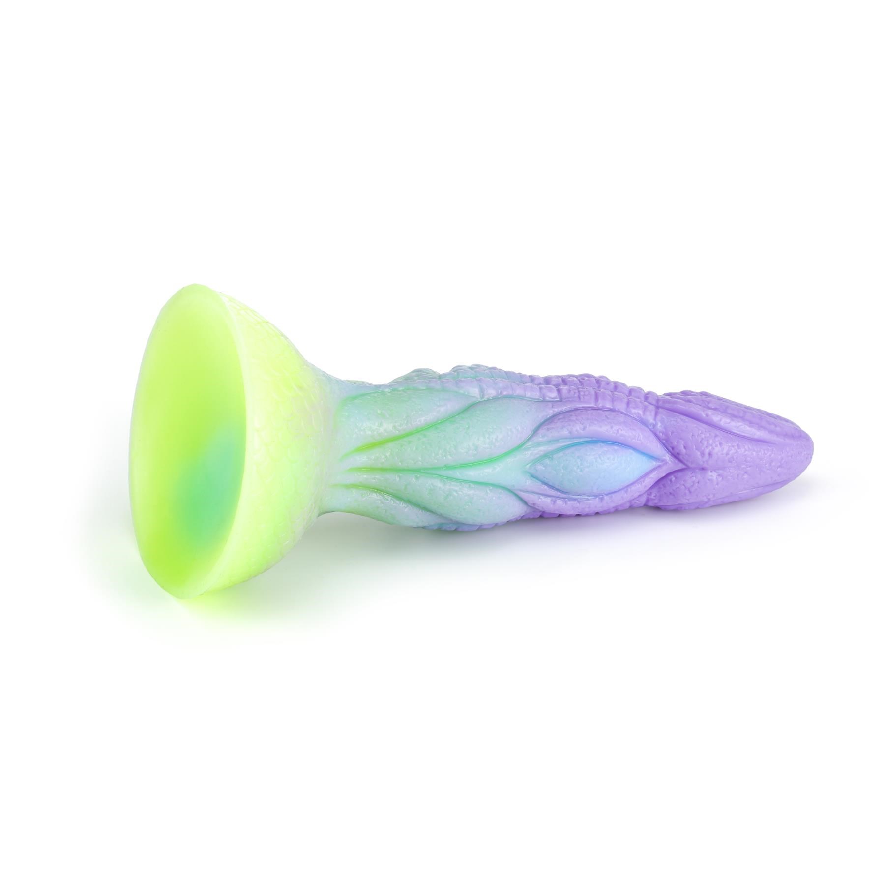 Calypso Silicone Dildo flat view 3