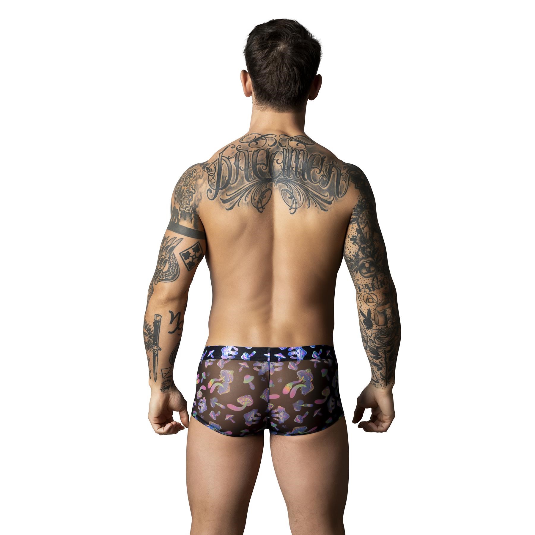 Hazy Dayz Mushroom Print Pouch Short back