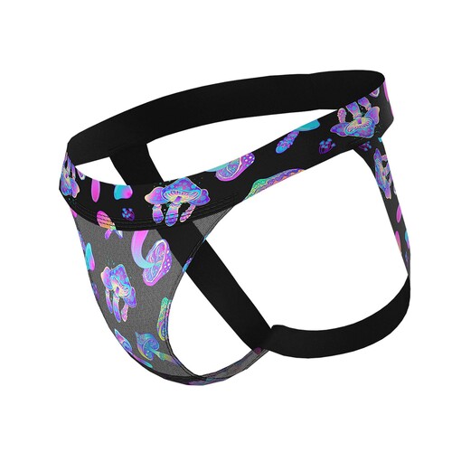 Hazy Dayz Mushroom Print Jock ghost