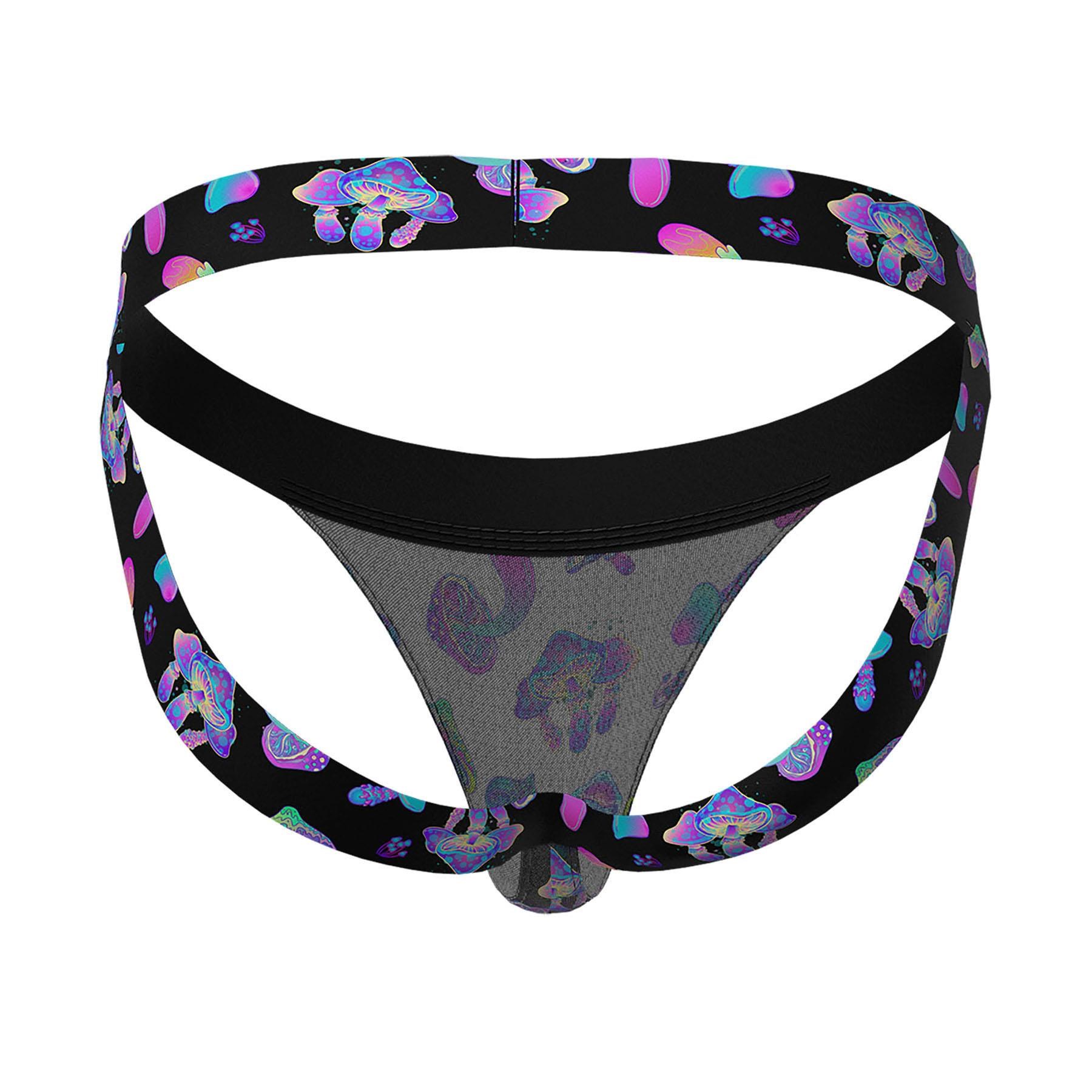Hazy Dayz Mushroom Print Jock ghost