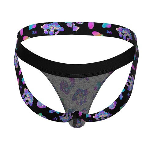 Hazy Dayz Mushroom Print Jock ghost