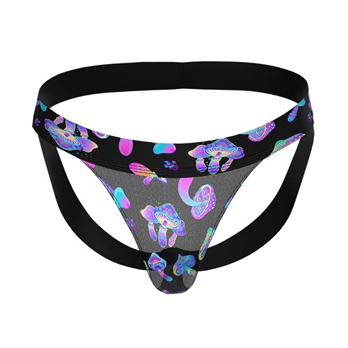 Hazy Dayz Mushroom Print Jock ghost