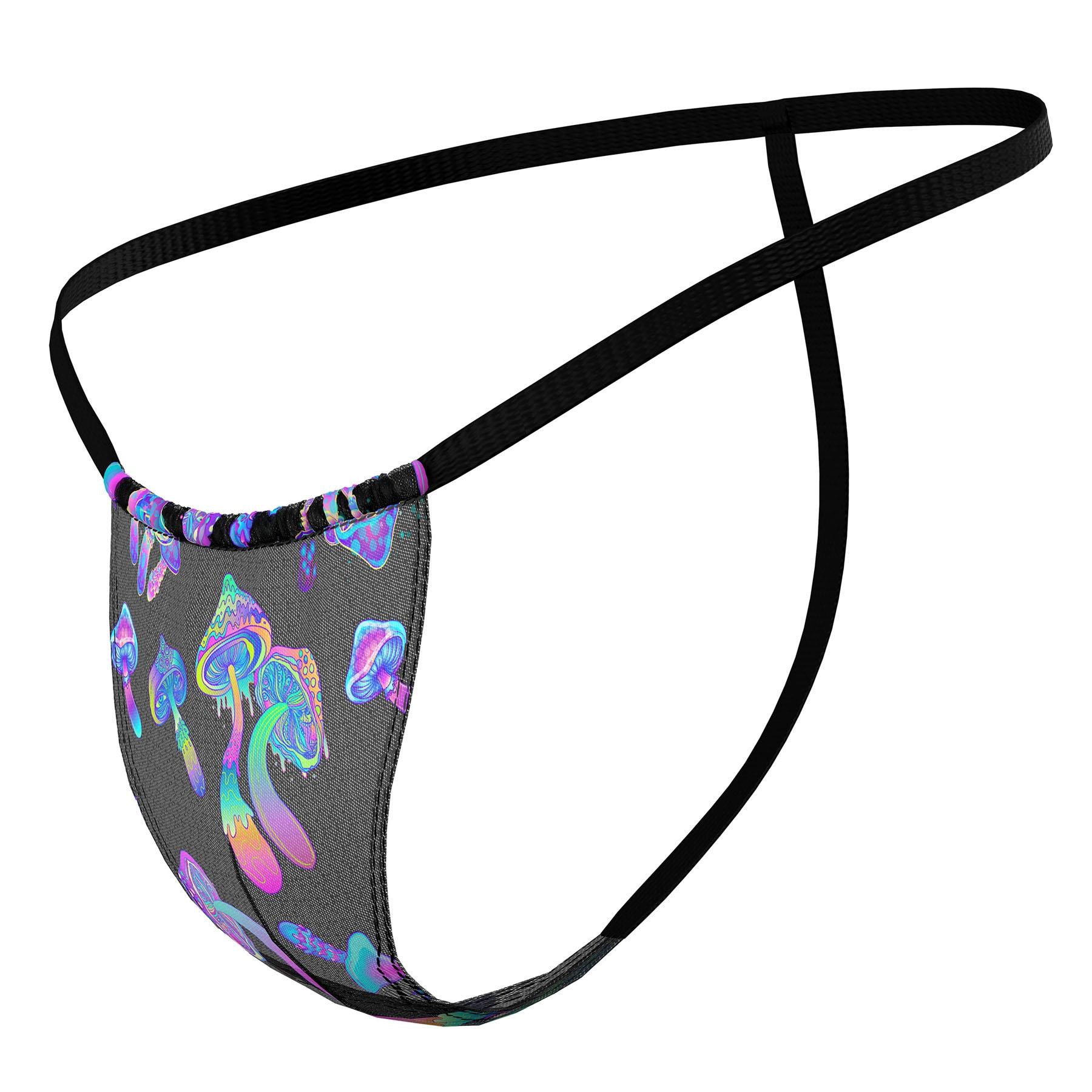 Hazy Dayz Mushroom Print G-string ghost