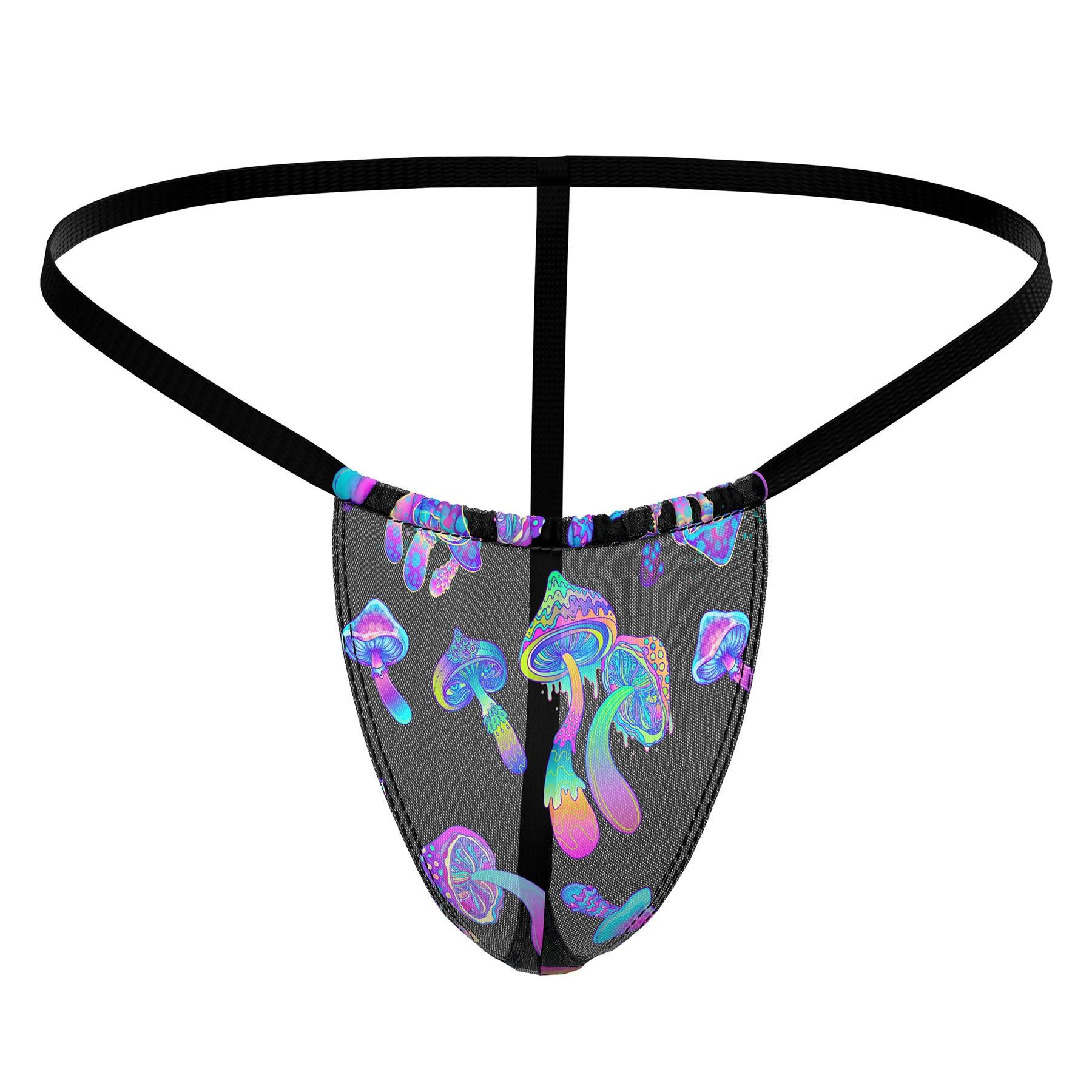 Hazy Dayz Mushroom Print G-string ghost