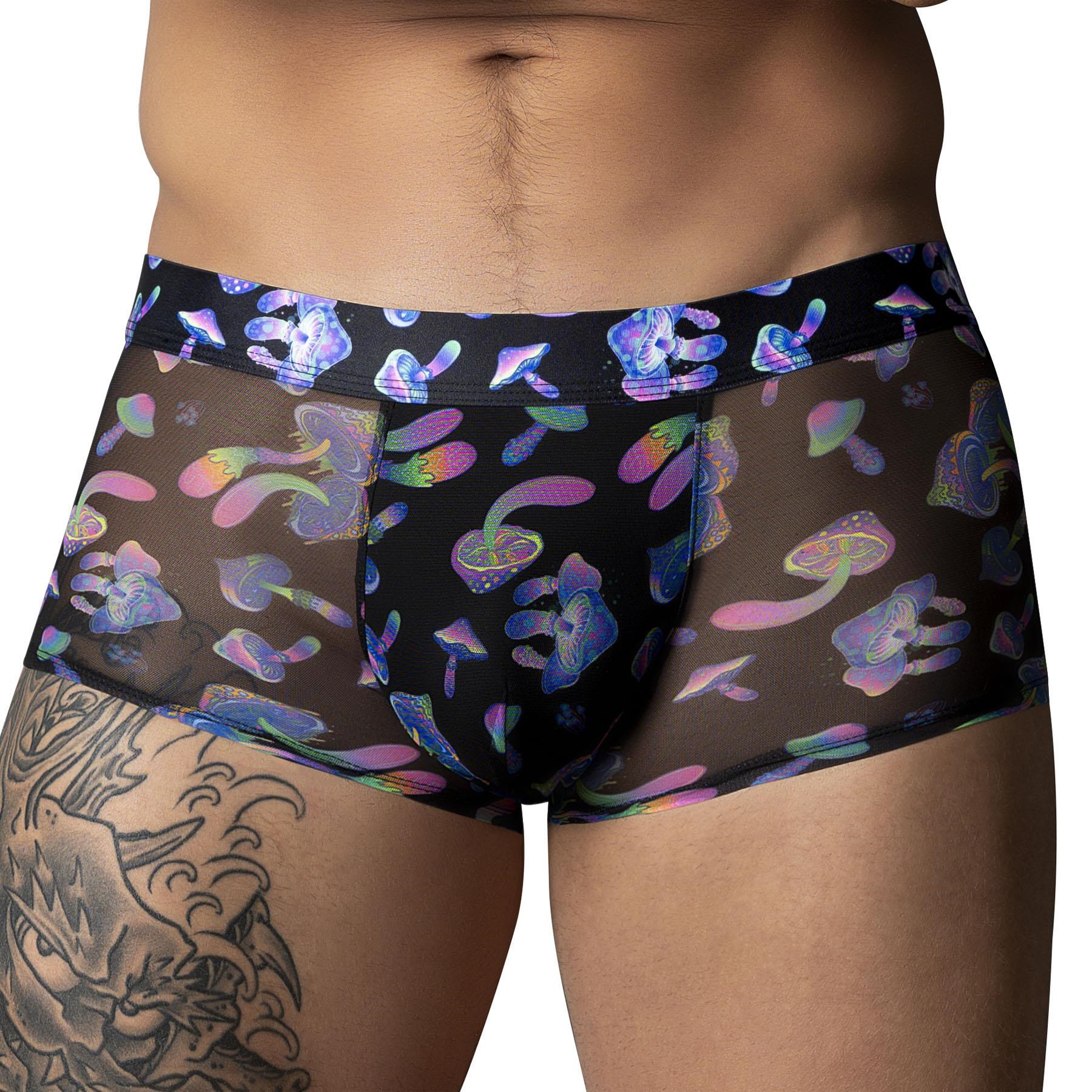 Hazy Dayz Mushroom Print Pouch Short front cropped
