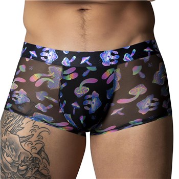 Hazy Dayz Mushroom Print Pouch Short front cropped