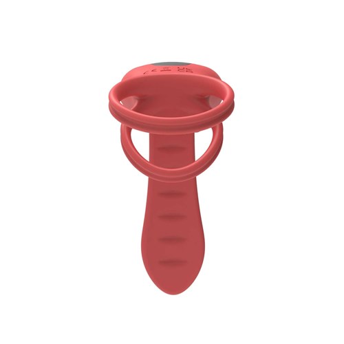 A&E Rose Vibrating C-Ring standing upright