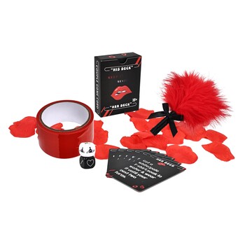 Adam & Eve Couples Foreplay Game Set - all pieces