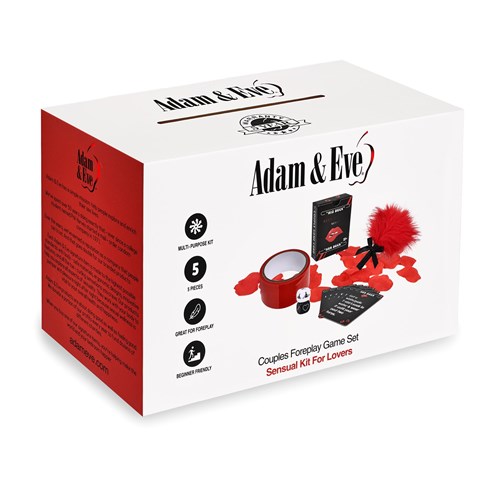 Adam & Eve Couples Foreplay Game Set front package