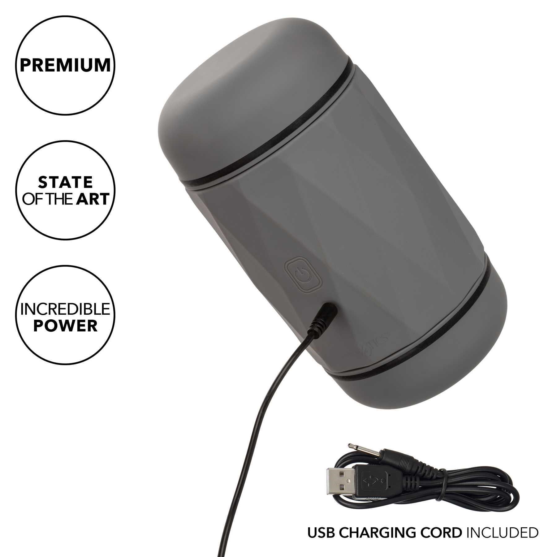 Milk Master Vibro Squeeze Stroker with charger cord