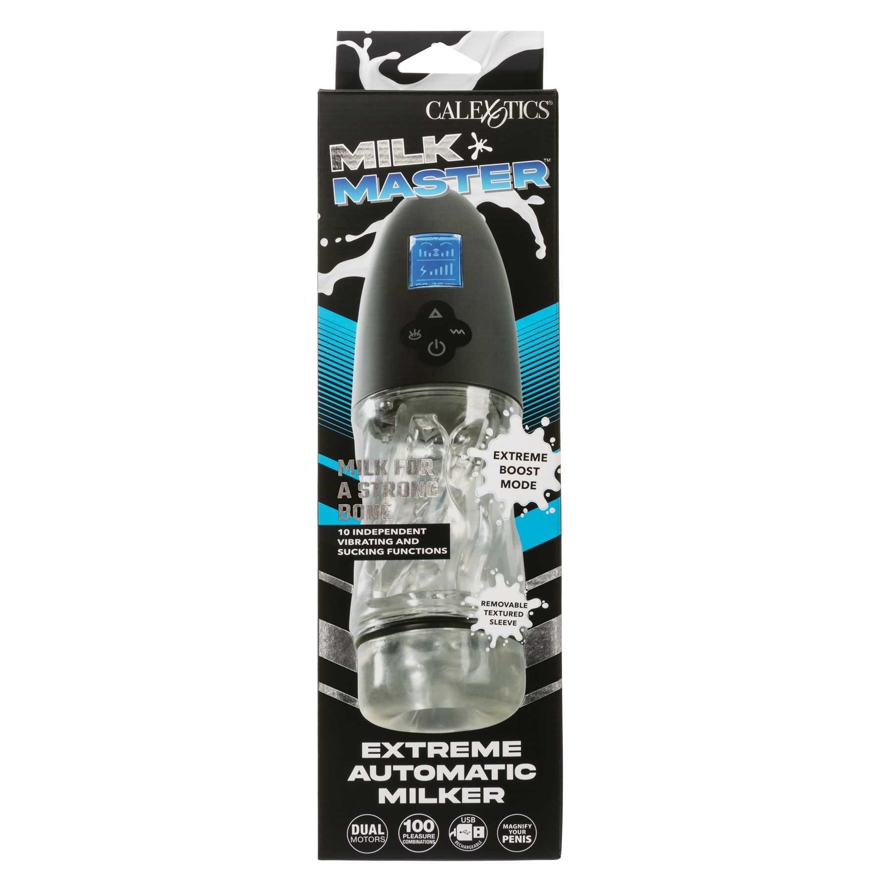 MILK MASTER™ EXTREME AUTOMATIC MILKER front of box