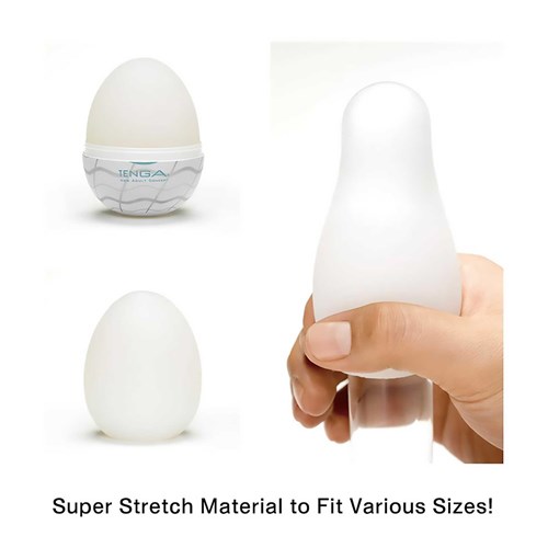 Tenga Egg Variety Pack New Standard showing stretchability