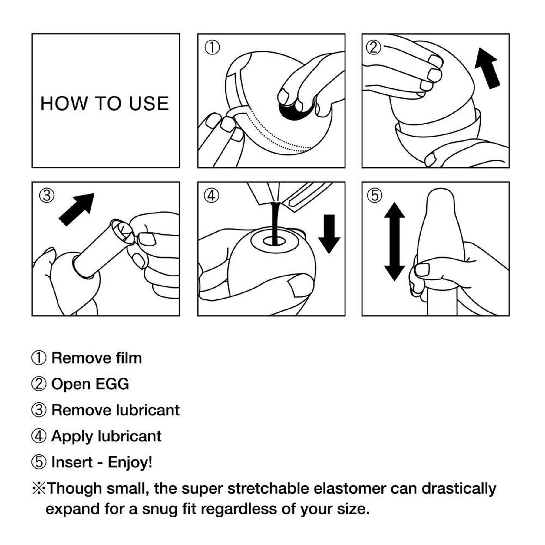 Tenga Egg Variety Pack New Standard illustration of use