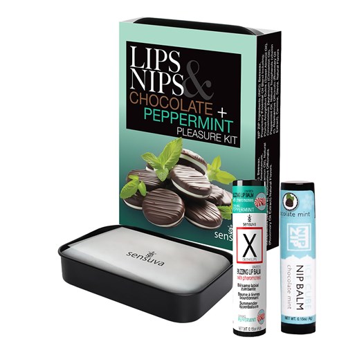 Lips & Nips Chocolate and Peppermint Pleasure Kit