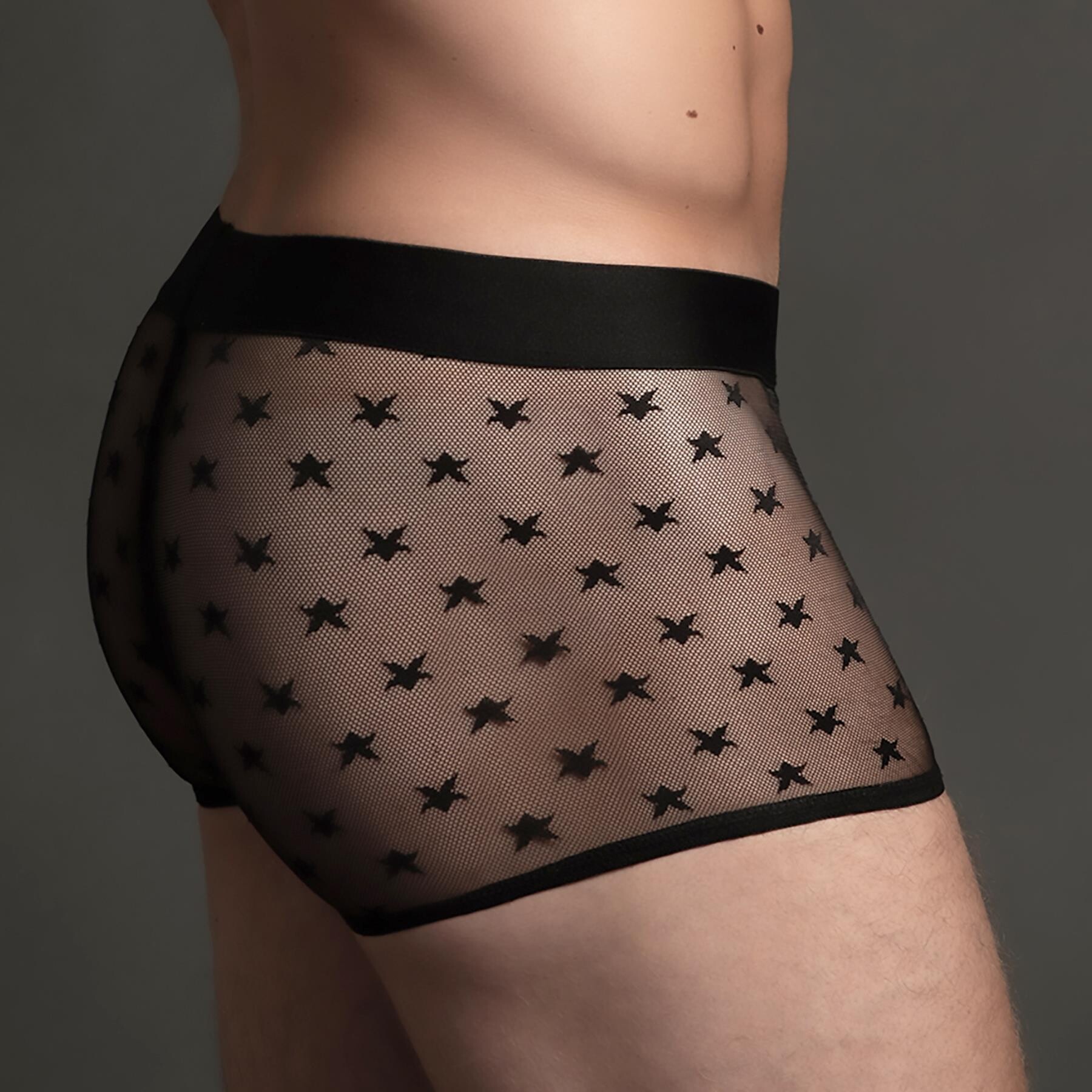 'Star Boxer back cropped
