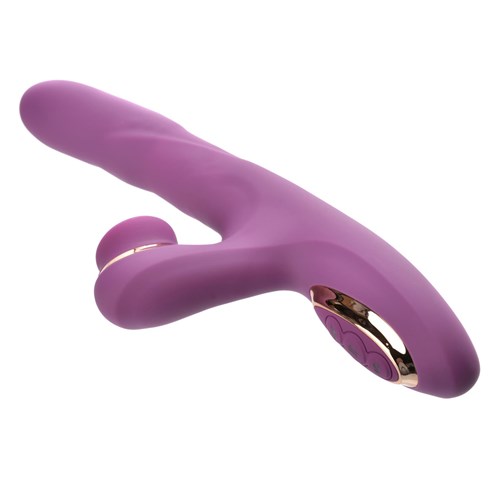 Rose Gold Tappin' Thumping and Thrusting Dual Stimulating Rabbit
