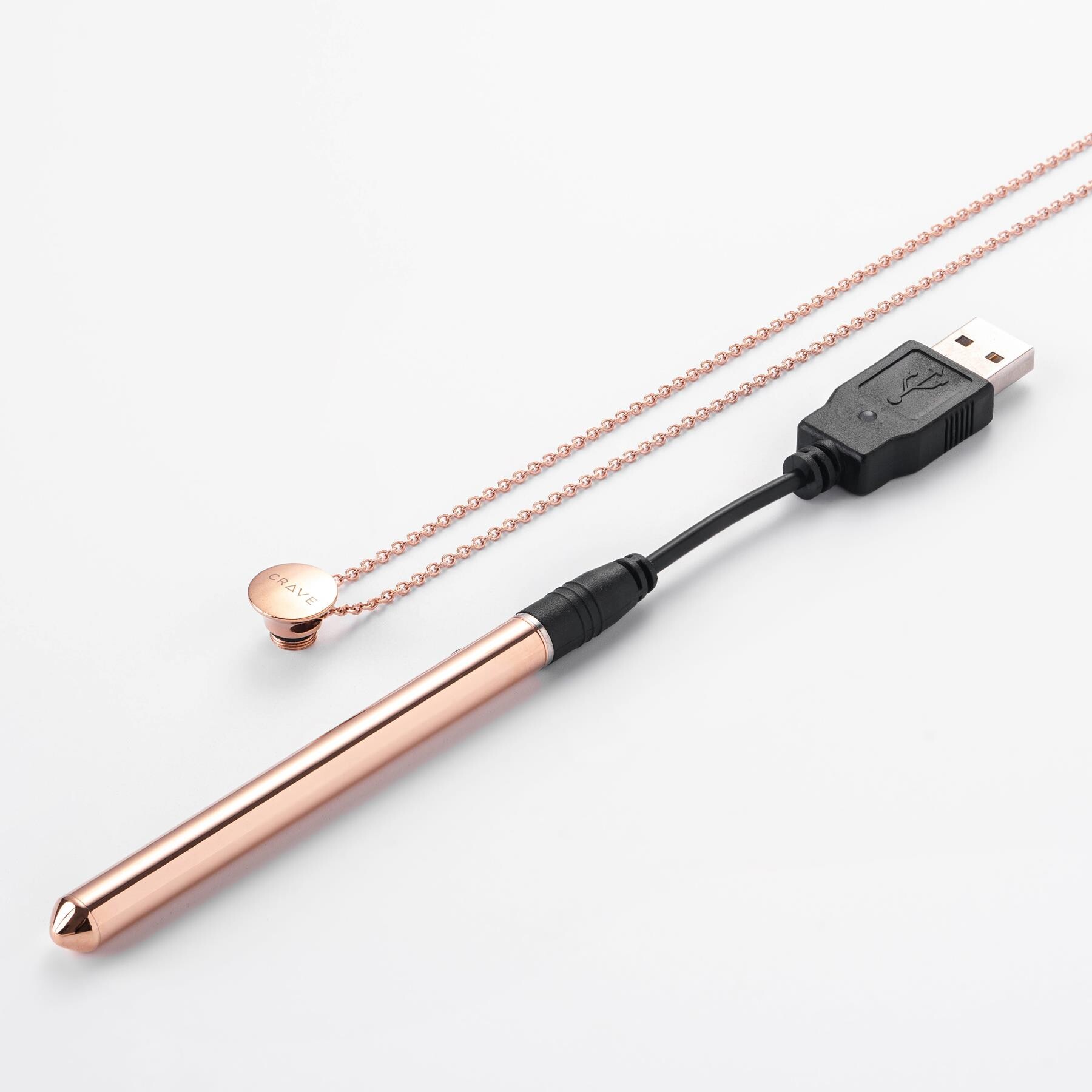 Crave Vesper 2 Necklace Vibe RG WITH CHARGER